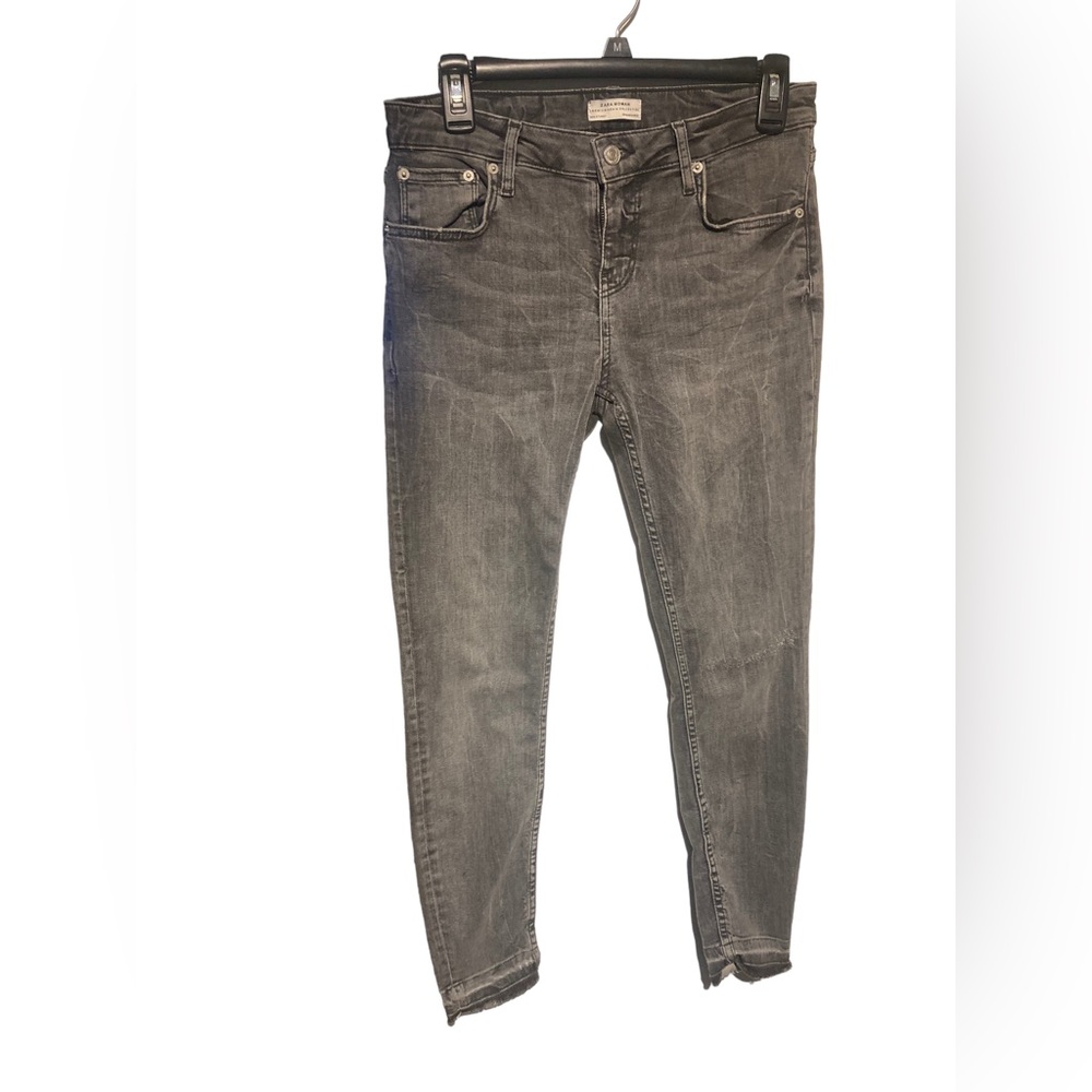 Zara Women's Skinny Jeans - Dark Gray